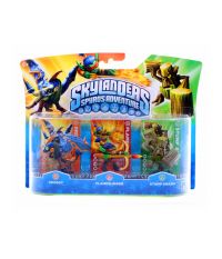 Skylanders: Spyro's Adventure. Набор из трех фигурок: Drobot, Stump Smash, Flameslinger