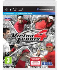 Virtua Tennis 4 [с поддержкой PS Move, 3D, русская документация] (PS3)