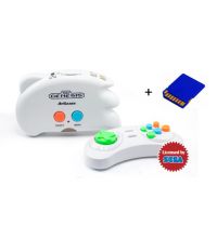 SEGA Genesis Nano Trainer + 390 игр + SD карта (белый)