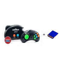 SEGA Genesis Nano Trainer + 390 игр + SD карта (черный)