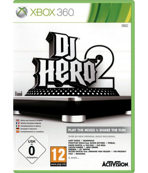 DJ Hero 2 Turntable Bundle [Игровой комплект] + DJH1 (Xbox 360)