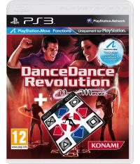 Комплект «Dance Dance Revolution New Moves+Dance Mat» [с поддержкой PS Move] (PS3)