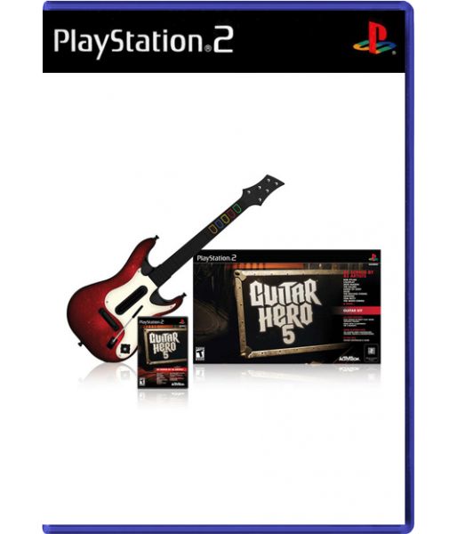 Guitar Hero 5 Band Kit [Игра + Гитара + Барабаны + Микрофон] (PS2)
