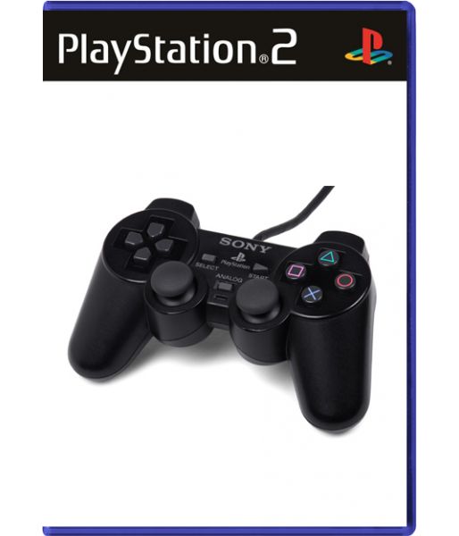 Контроллер игровой аналоговый черный [Dualshock 2 Carbon Back: SCEE] (PS2)