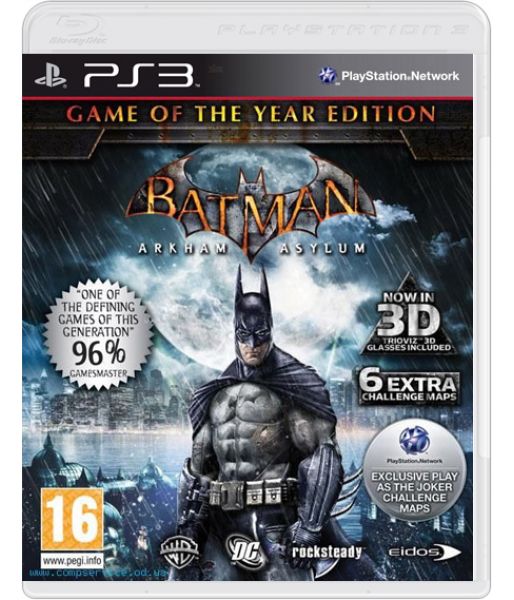 Batman: Arkham Asylum - Game of the Year (PS3)