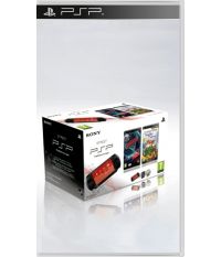 Комплект Sony PSP Slim Base Pack Black (PSP-E1008/Rus) + Тачки 2 + Geronimo Stilton (PSP)