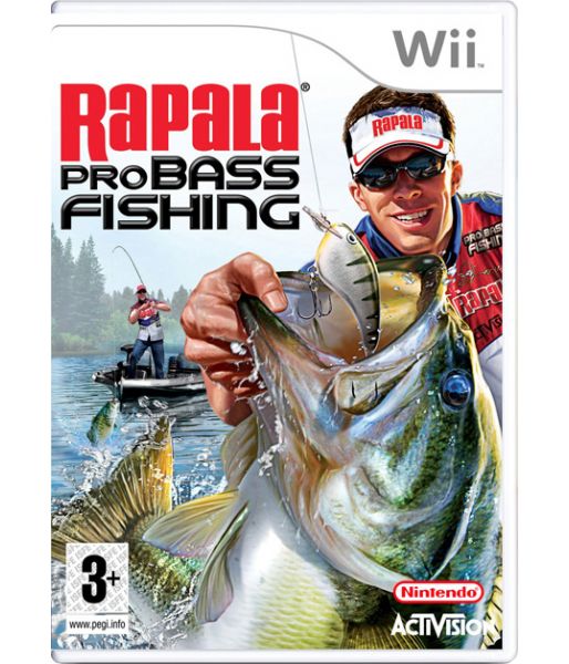 Rapala Pro Bass Fishing [Игра + беспроводной контроллер-удочка] (Wii)