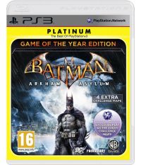 Batman: Arkham Asylum - Game of the Year (PS3) [Русская документация, platinum] 