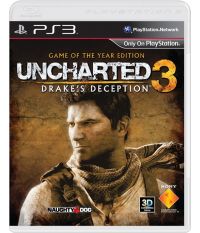 Uncharted 3: Иллюзии Дрейка. Game of the Year Edition [поддержка 3D, русская версия] (PS3)