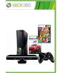 Xbox 360 250GB [S7G-00034] с KINECT матовая+Kinect Adventures+ Forza [4 рус.вер]