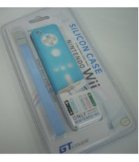 Wii Набор 2 в 1: Чехол силиконовый + ремешок