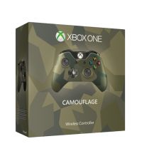 Геймпад беспроводной Green Camo Wireless Gamepad (J72-00021) (XboxOne)