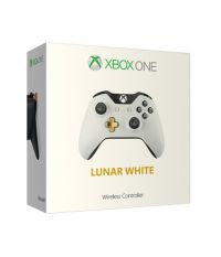 Геймпад беспроводной в раскраске lunar white белый/золотой Wireless Gamepad (GK4-00019) (GK4-00013) (XboxOne)
