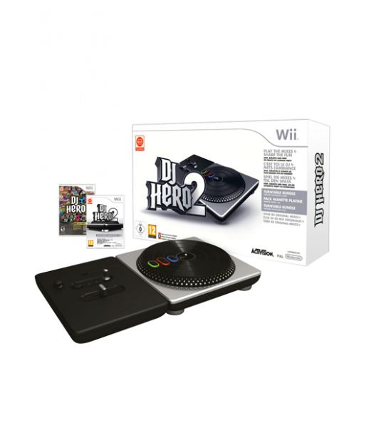 DJ Hero 2 Turntable Bundle [Игровой комплект] + DJH1 (Wii)