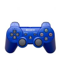 Контроллер игровой беспроводной синий [Dualshock Wireless Controller Blue Blistered: CECHZC2E/M] (PS3)
