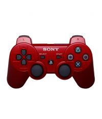 Контроллер игровой беспроводной темно-красный [Dualshock Cont RUS TPT Red Blister: CECH-ZC2E/DR BLR] (PS3)