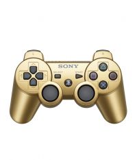 Контроллер игровой беспроводной золотой [Dualshock Wireless Controller Gold Blistered: CECH-ZC2] (PS3)