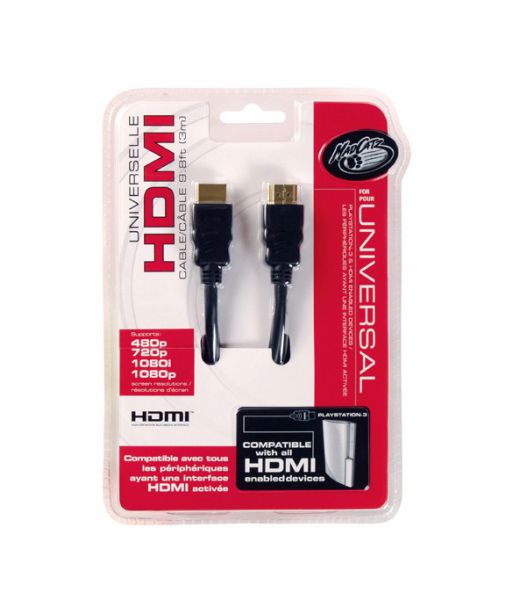 Кабель HDMI универсальный 3м [Universal HDMI Cable: MadCatz] (PS3)