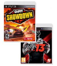 Комплект 2 в 1: DiRT Showdown + WWE 2013 (PS3)