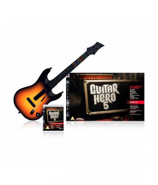 Guitar Hero 5 [Игра + Гитара] (PS3)
