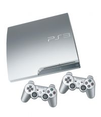 Комплект Sony PlayStation 3 Silver 320 GB CECH-3008BSS + Доп. контроллер серебристый