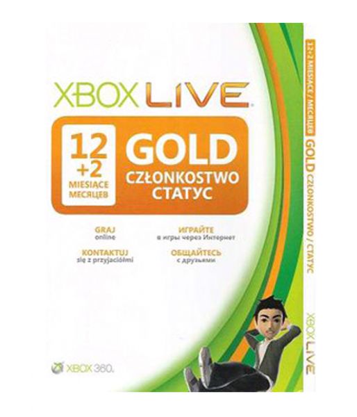 Xbox LIVE: Карта подписки 12 (+2) месяцев [52M-00122] (Xbox 360)