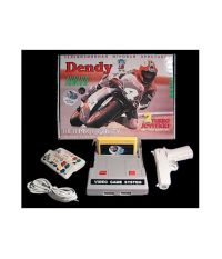 DENDY JUNIOR [104 встроенных игры, 2 джойстика, картридж, пистолет] (NES)